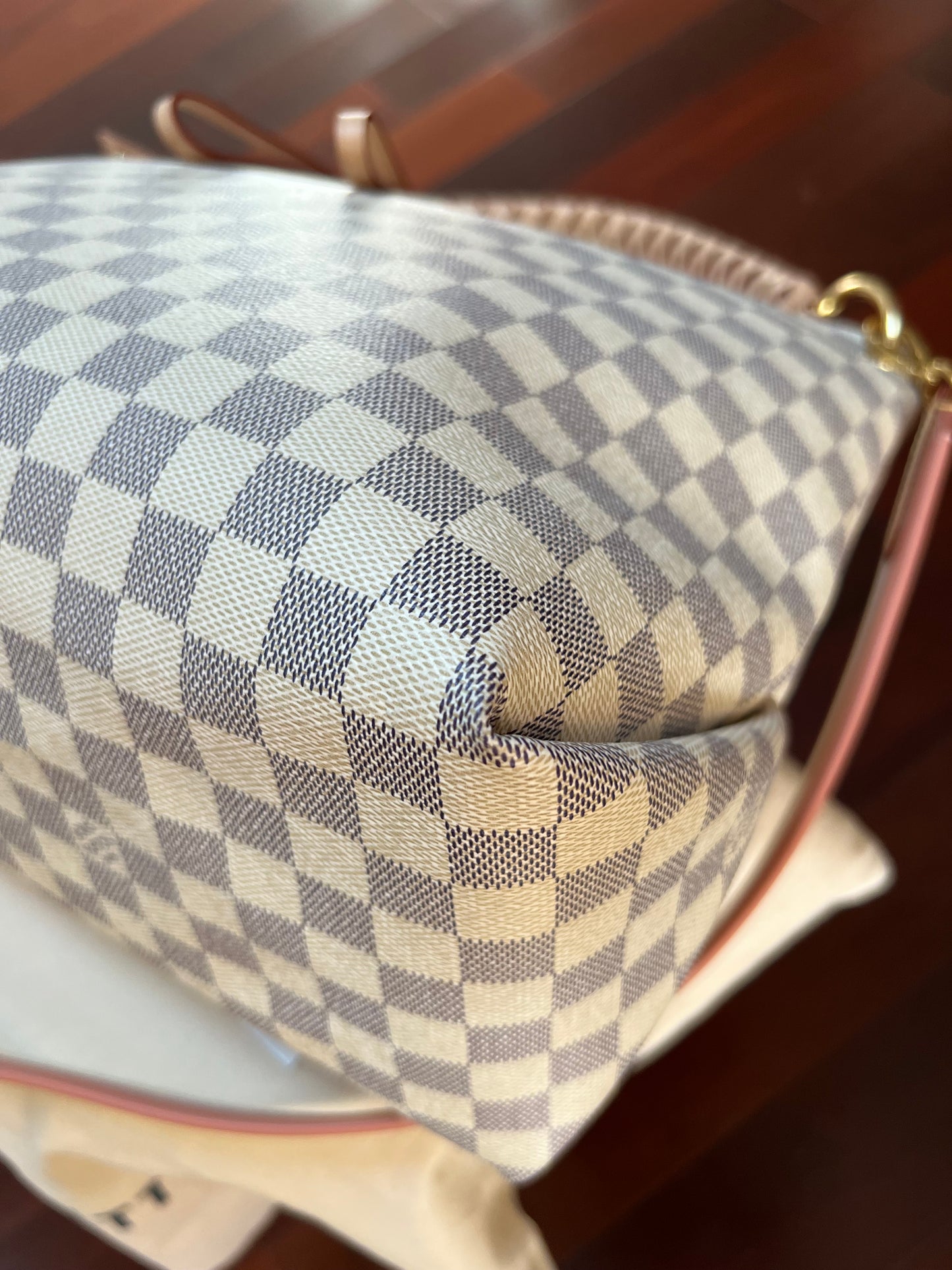 Beaubourg Hobo MM Braided Damier Azur