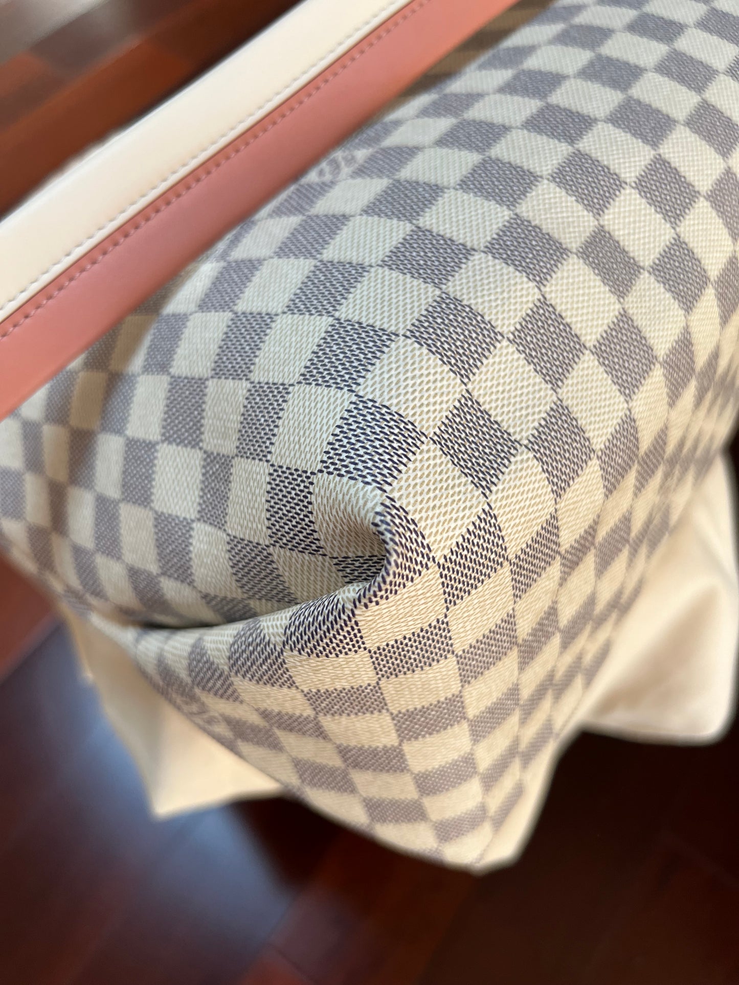 Beaubourg Hobo MM Braided Damier Azur