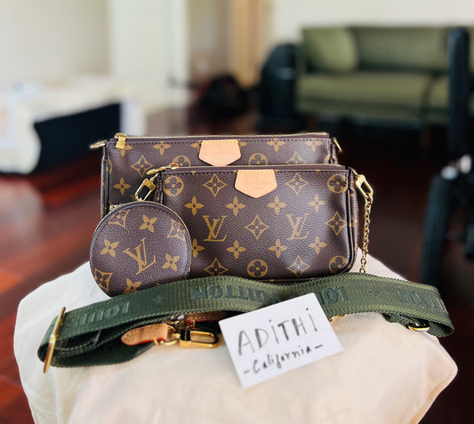 Multi Pochette Accessories Khaki