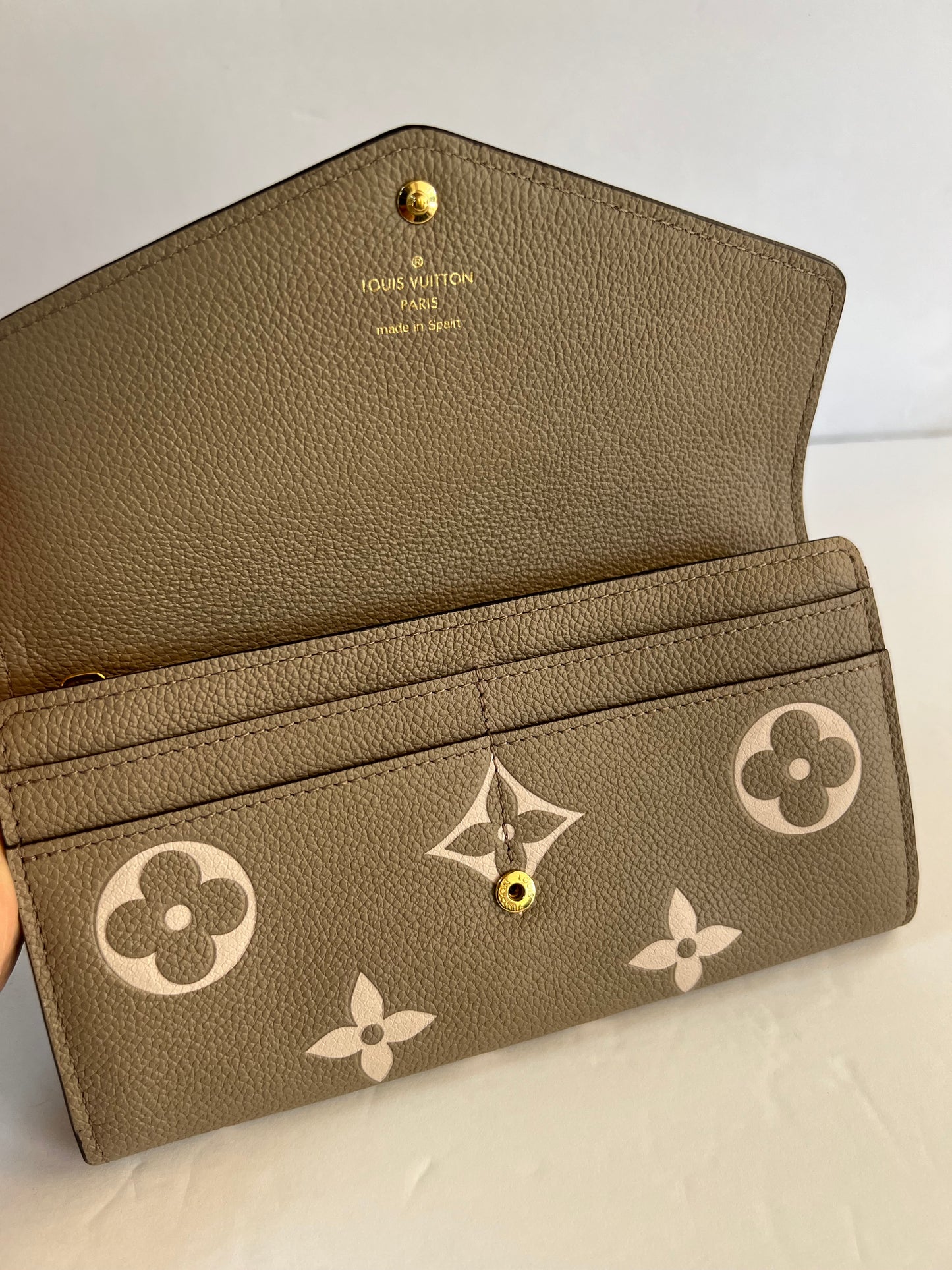 Neonoe MM + Sarah Wallet Bicolor Dove Cream