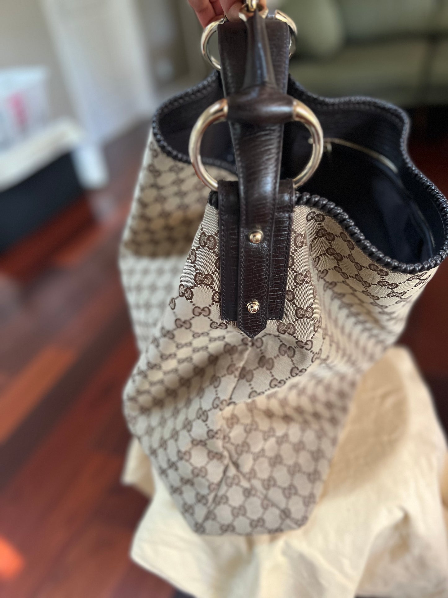 GG Horsebit Hobo Large