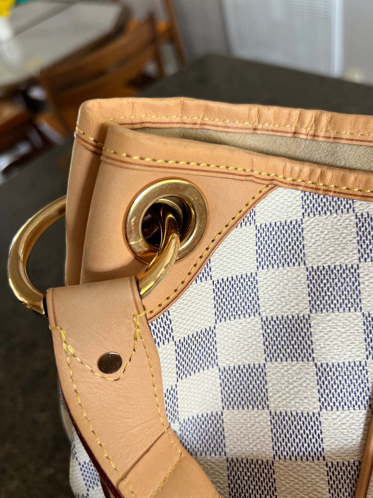 Galliera PM Damier Azur