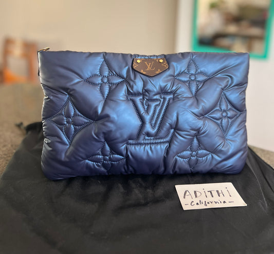 Maxi Multi Pochette Accessories Navy/Silver