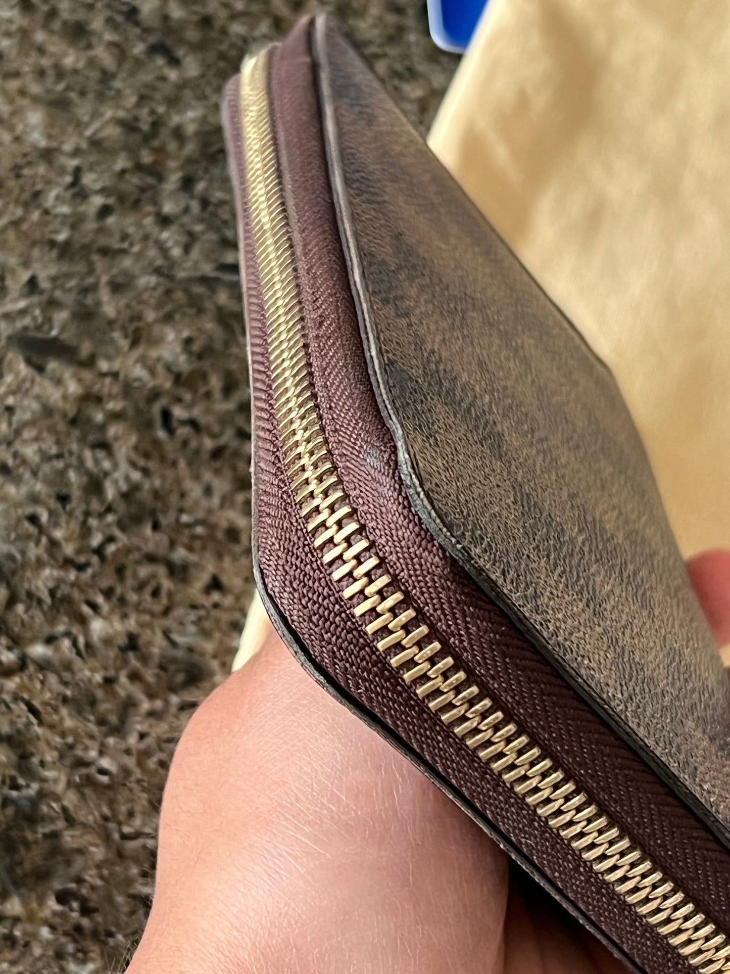 Zippy Compact Damier Ebene
