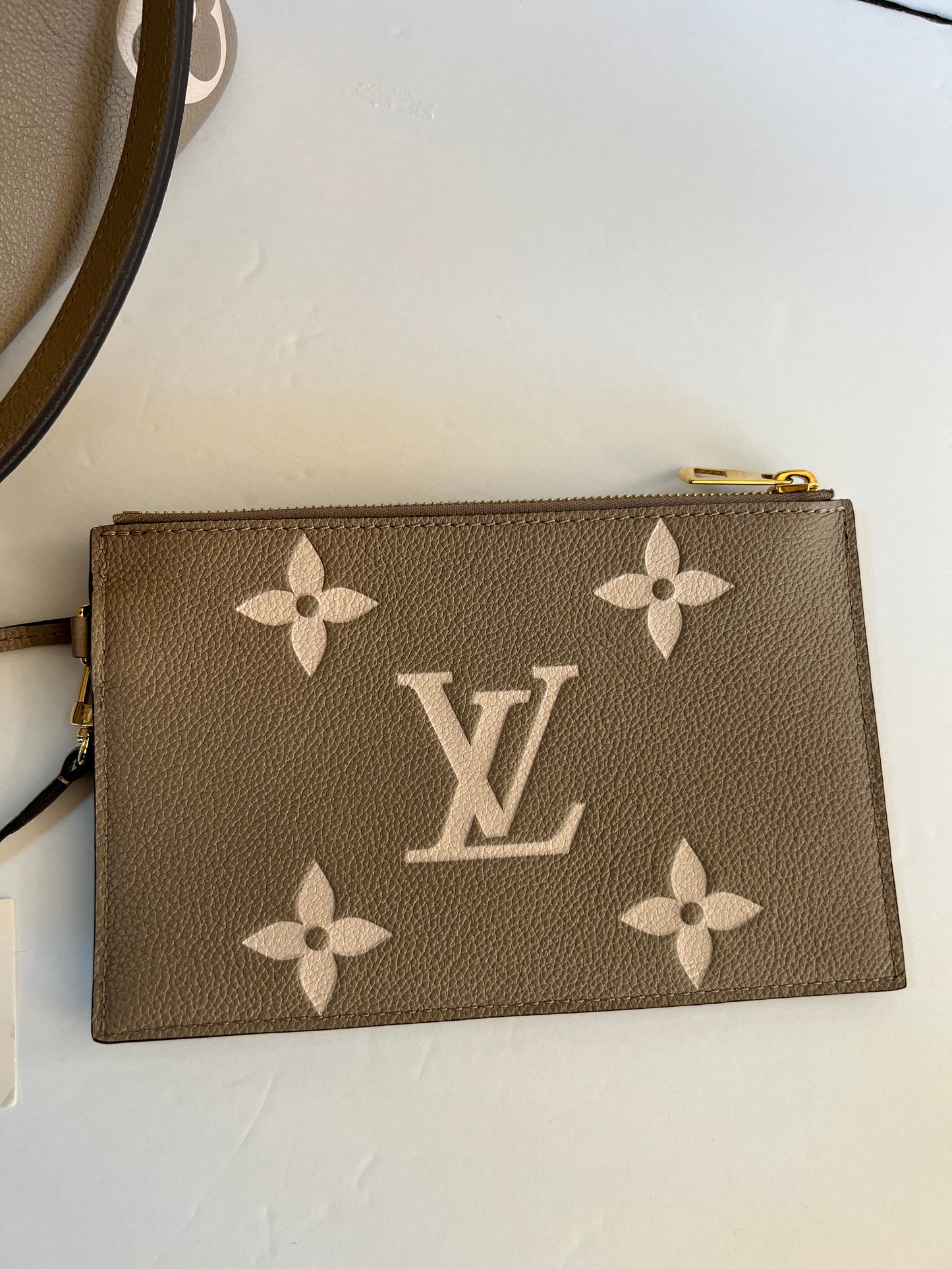 Neonoe MM + Sarah Wallet Bicolor Dove Cream