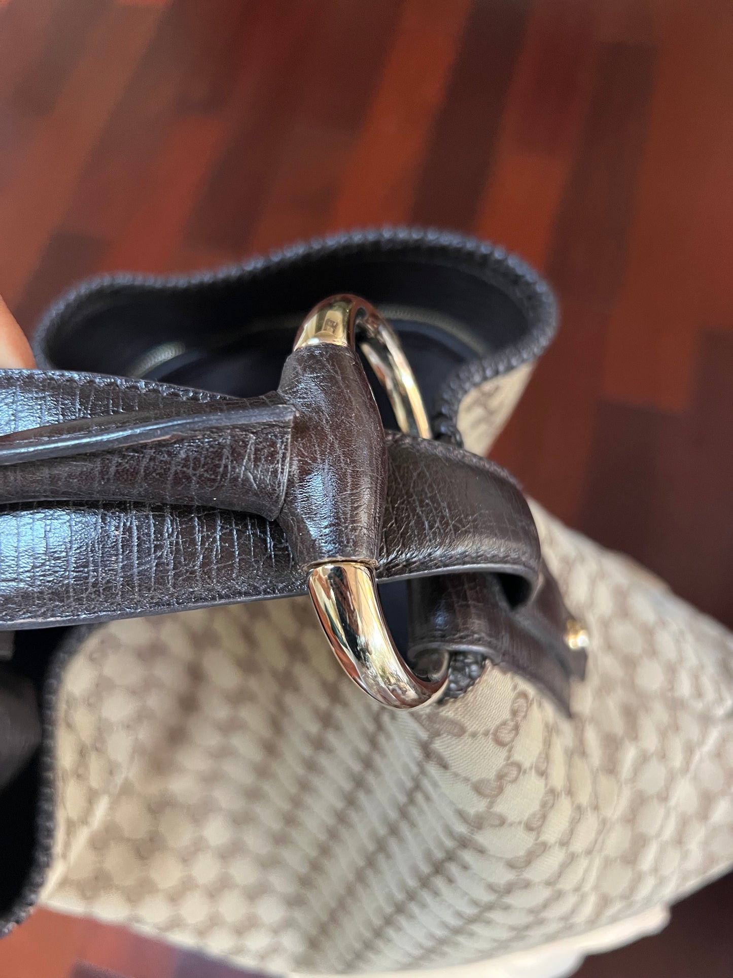 GG Horsebit Hobo Large