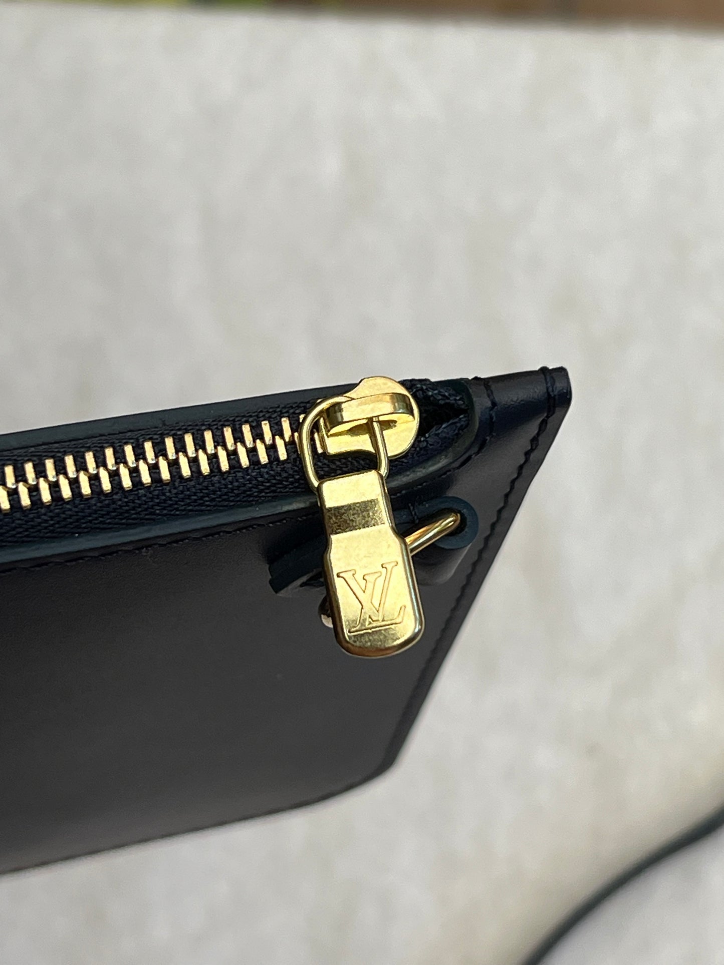 Neverfull Pouch MonoGLAM Navy Blue