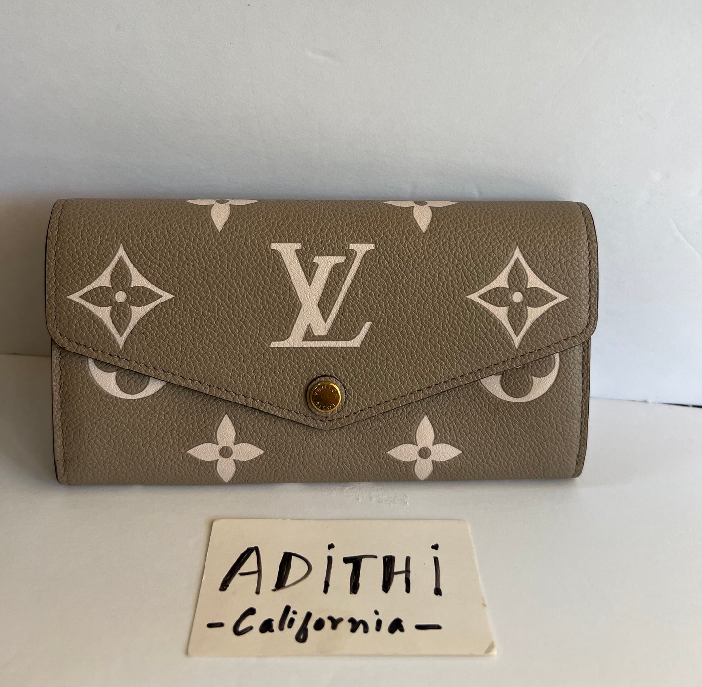 Neonoe MM + Sarah Wallet Bicolor Dove Cream