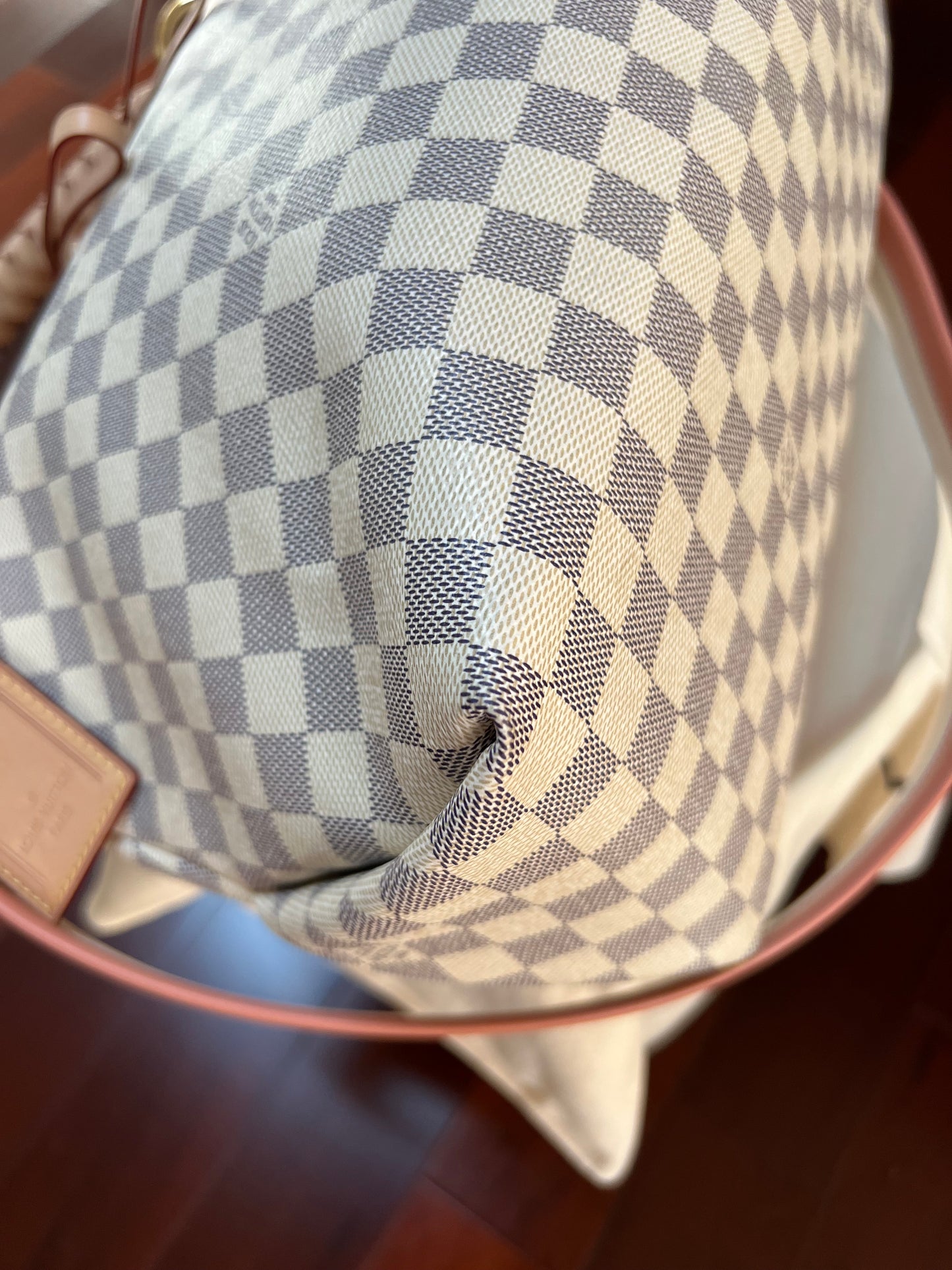 Beaubourg Hobo MM Braided Damier Azur