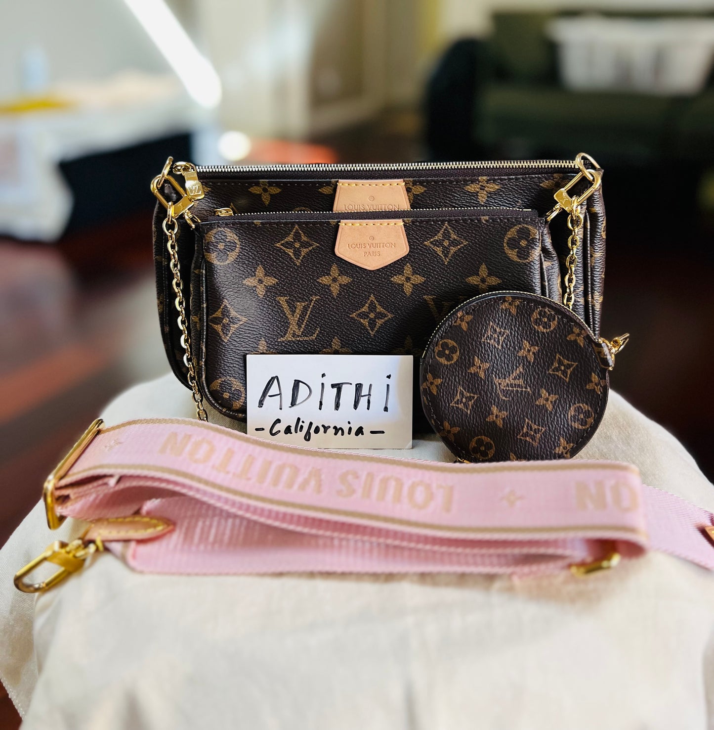 Multi Pochette Accessories Pink