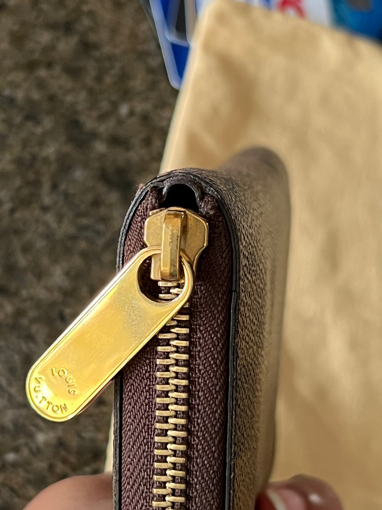 Zippy Compact Damier Ebene