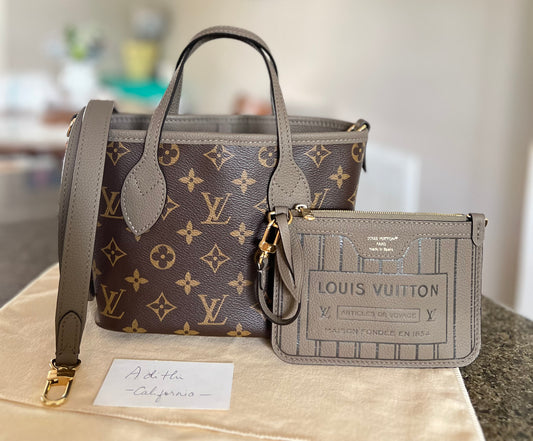 Neverfull Bandouliere BB Inside Out Dark Fango