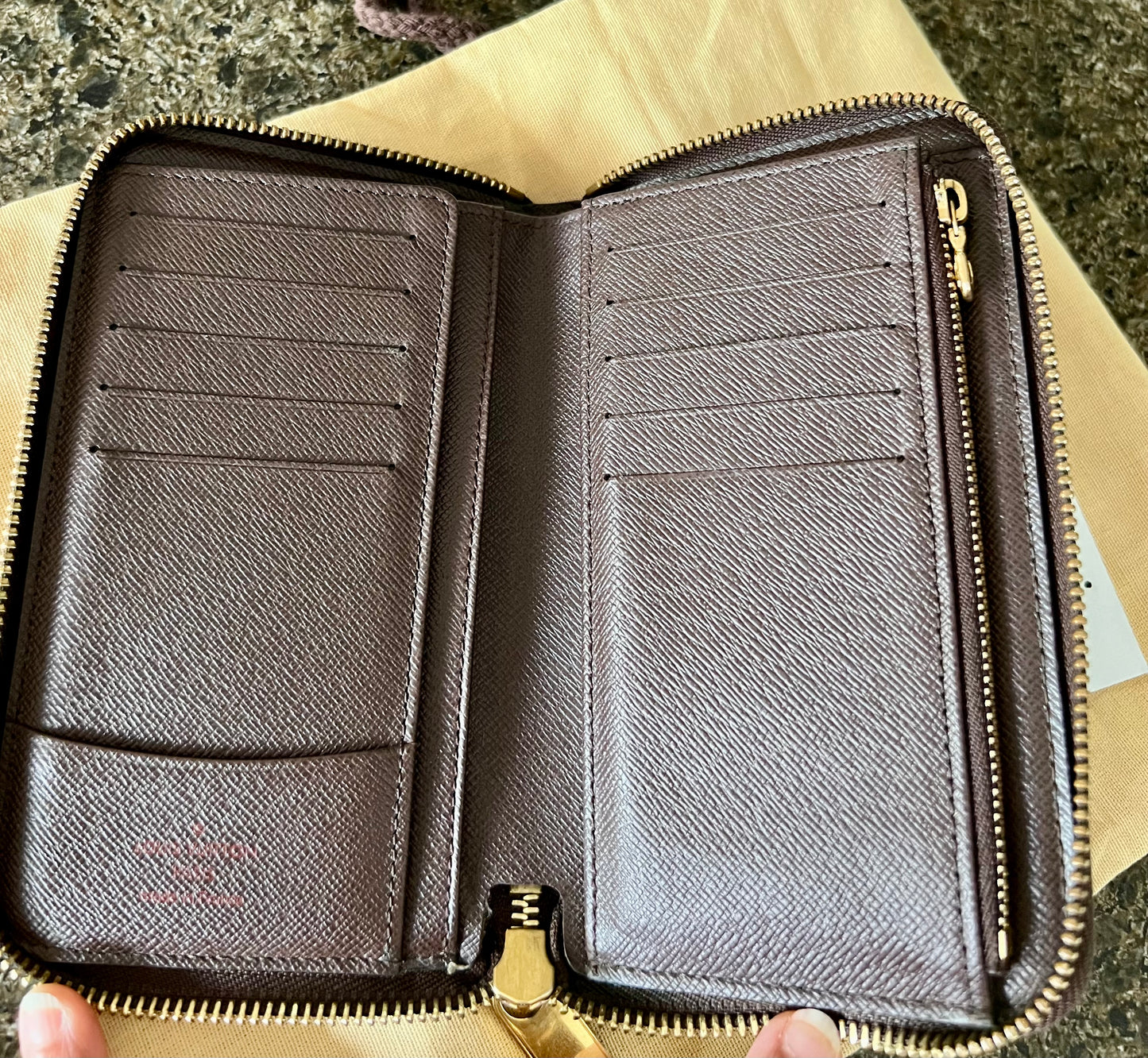 Zippy Compact Damier Ebene