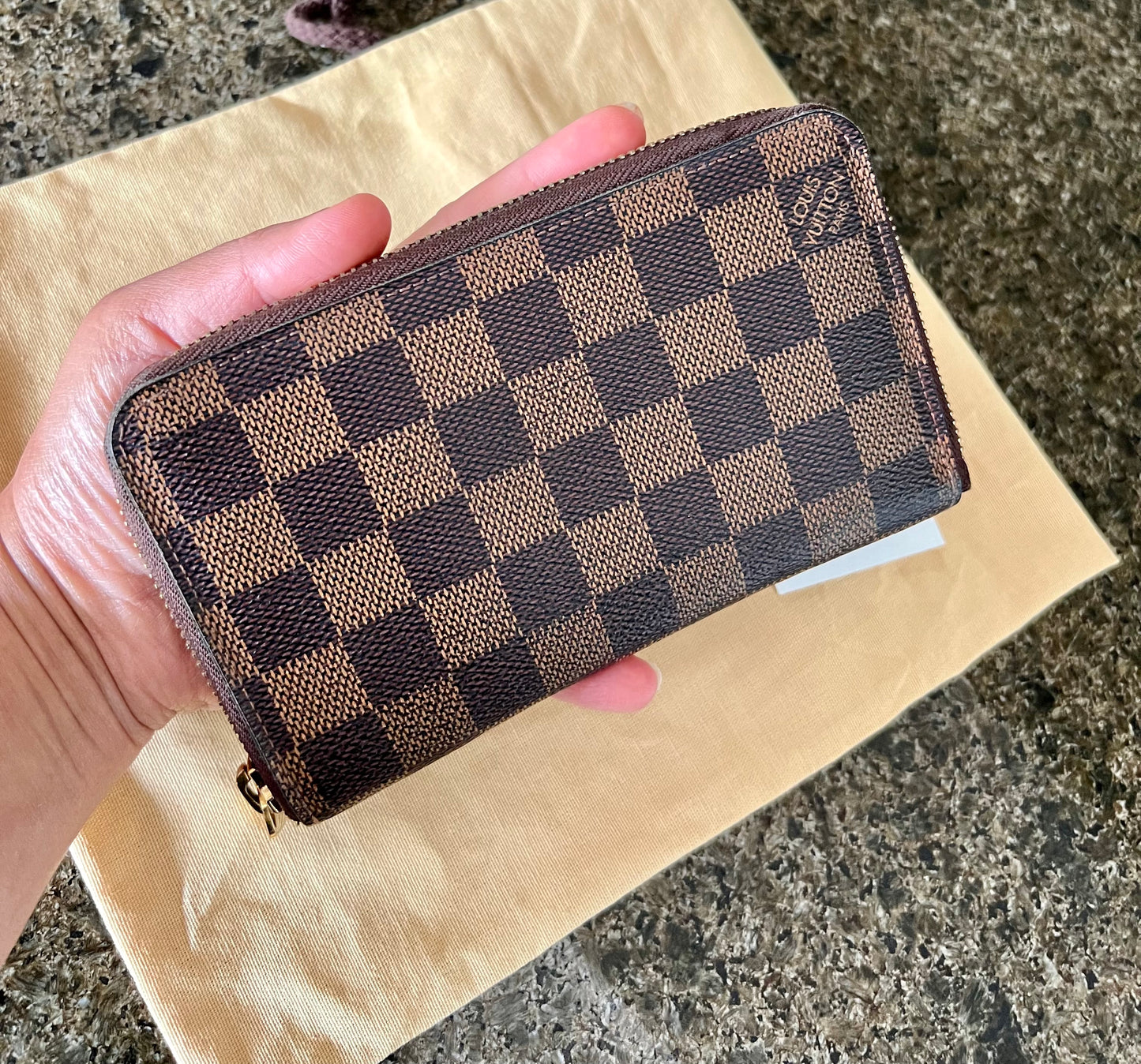 Zippy Compact Damier Ebene