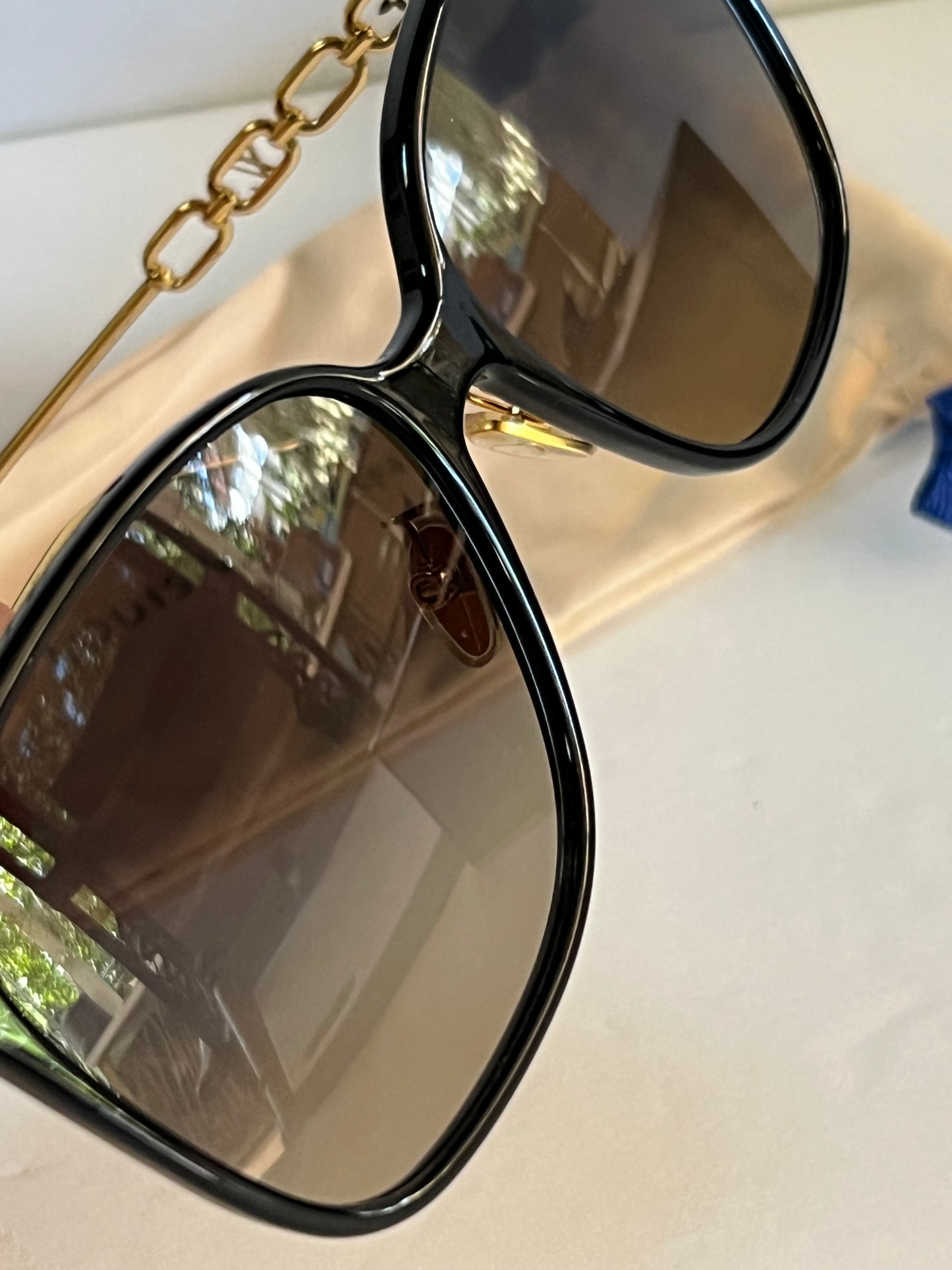 My LV Chain Two Classique Square Sunglasses