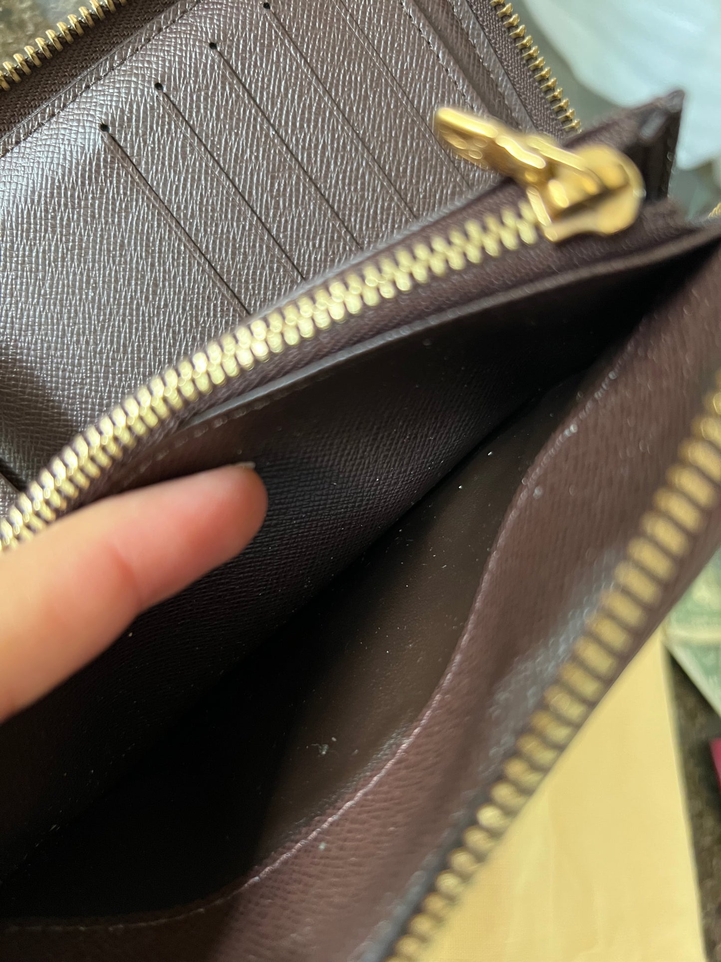 Zippy Compact Damier Ebene