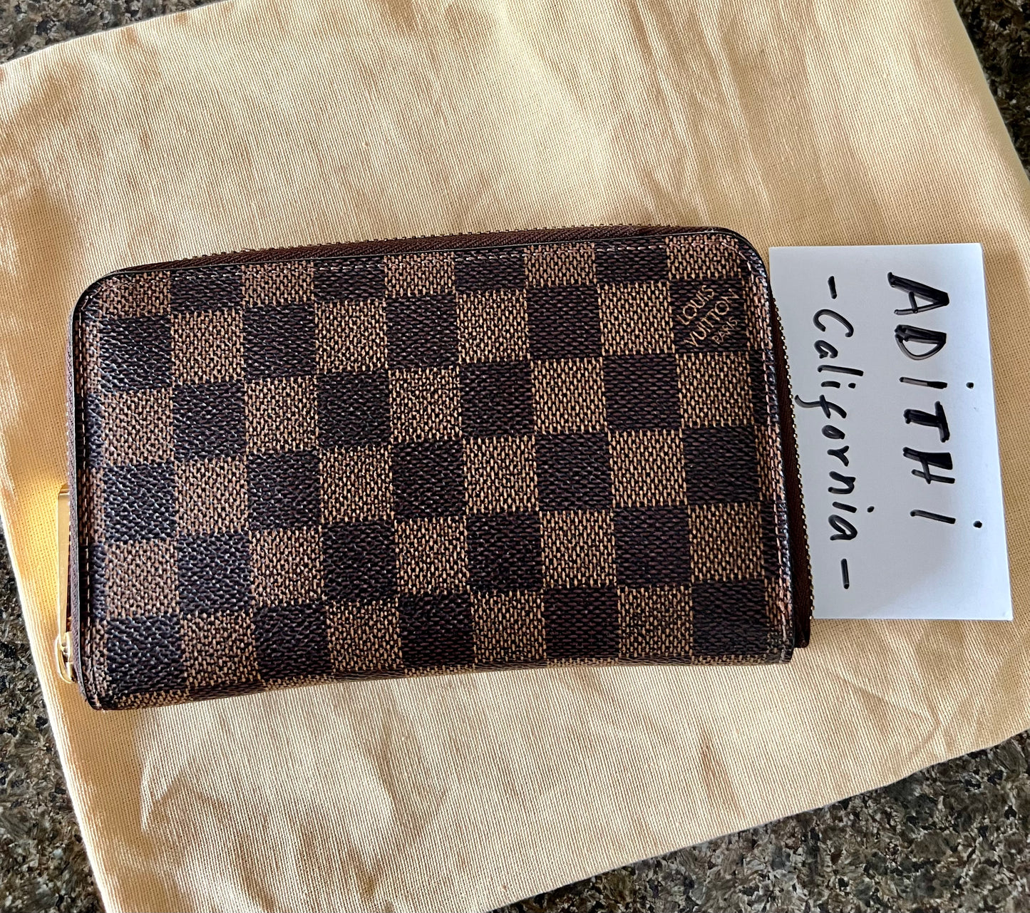 Zippy Compact Damier Ebene