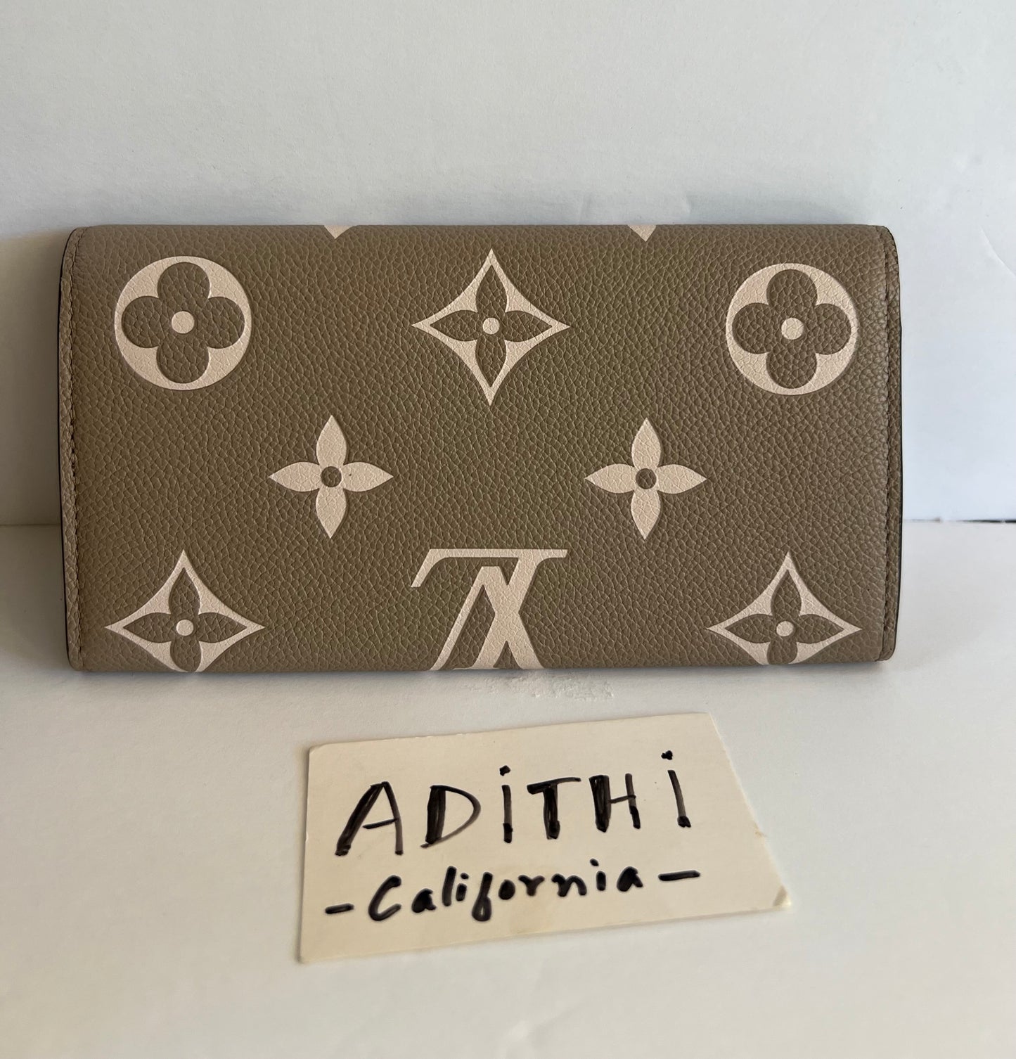 Neonoe MM + Sarah Wallet Bicolor Dove Cream