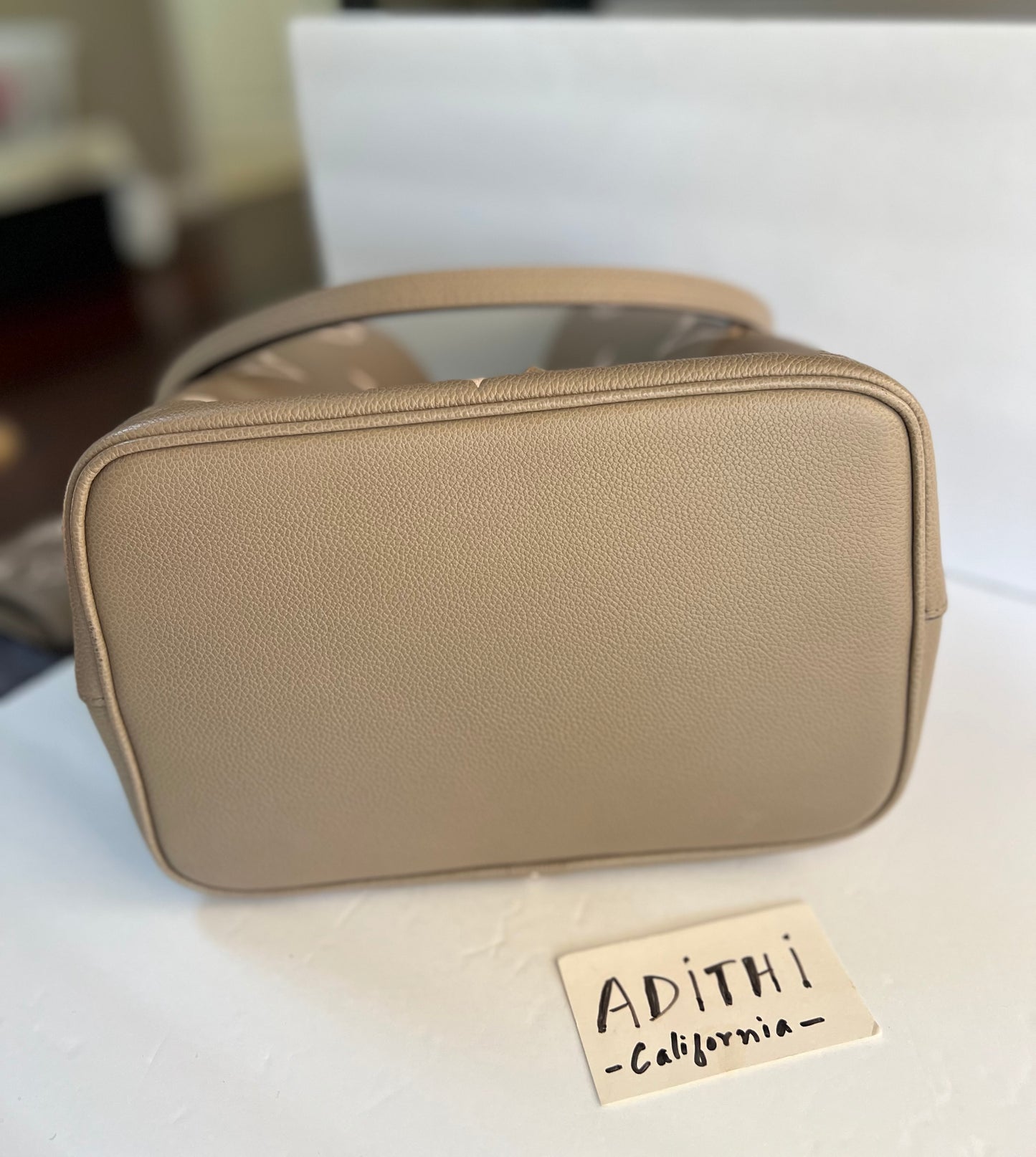 Neonoe MM + Sarah Wallet Bicolor Dove Cream