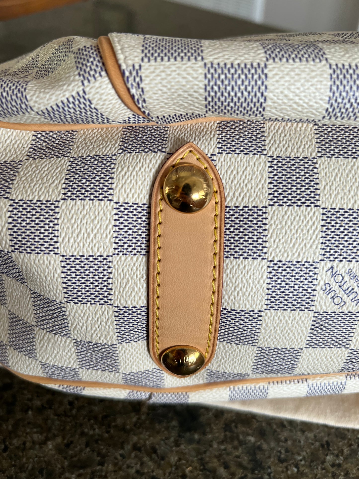 Galliera PM Damier Azur