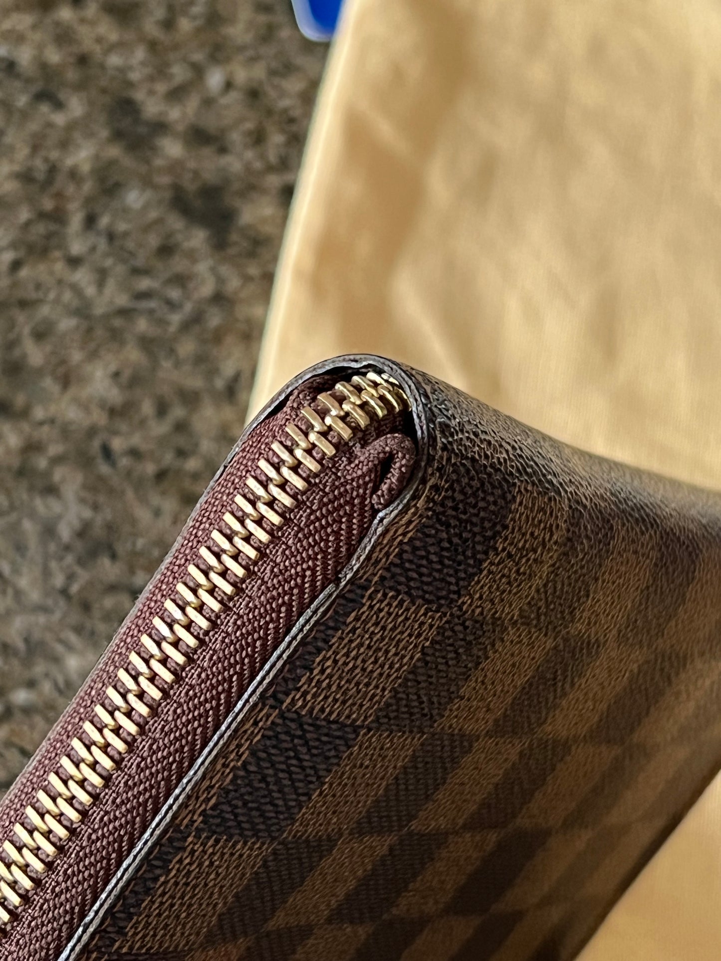 Zippy Compact Damier Ebene