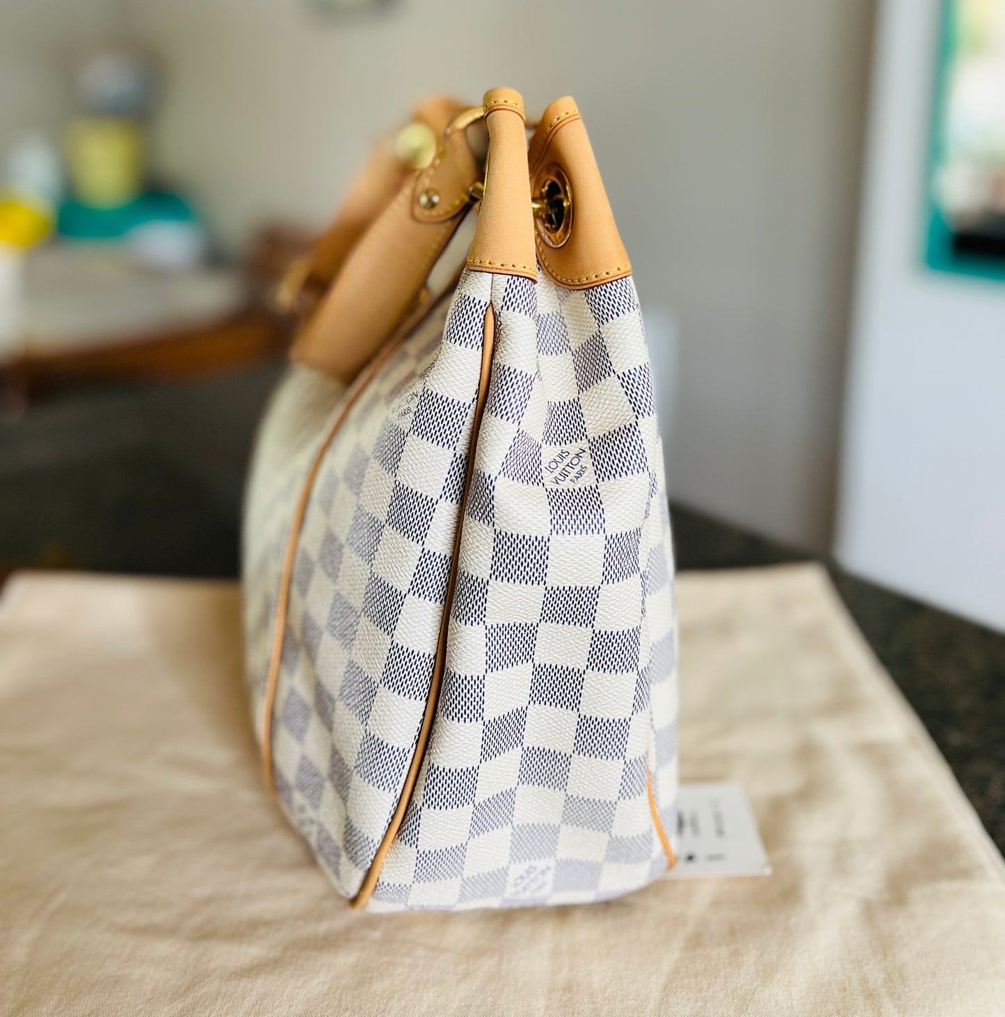 Galliera PM Damier Azur