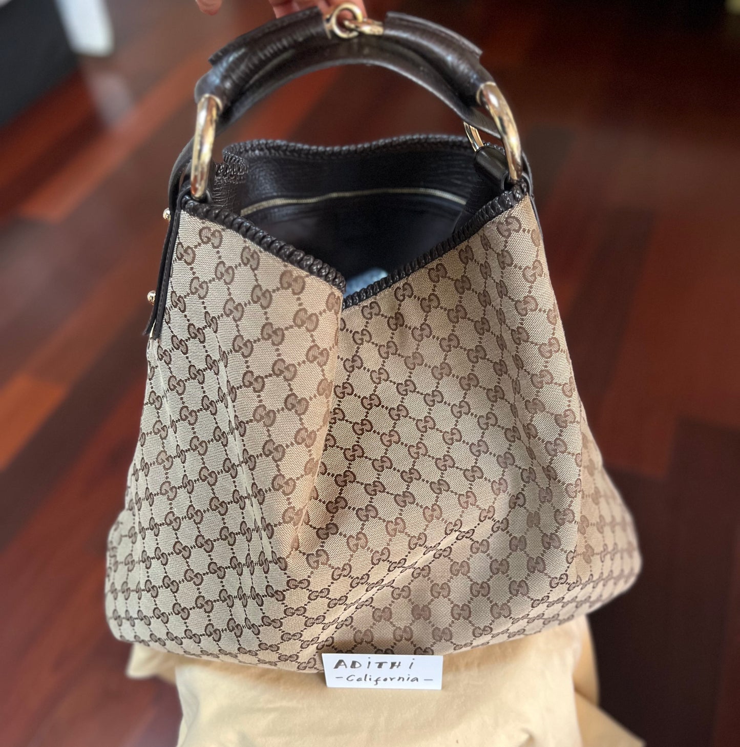 GG Horsebit Hobo Large