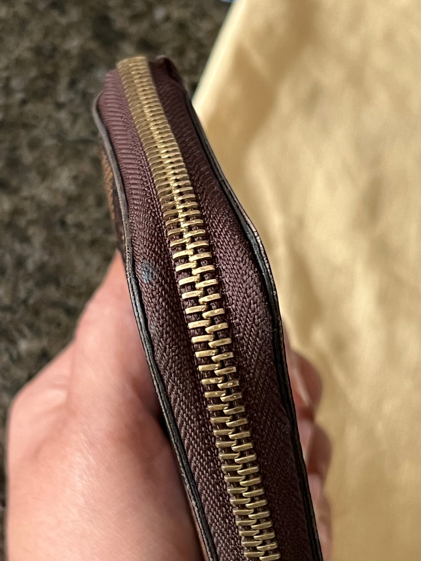 Zippy Compact Damier Ebene