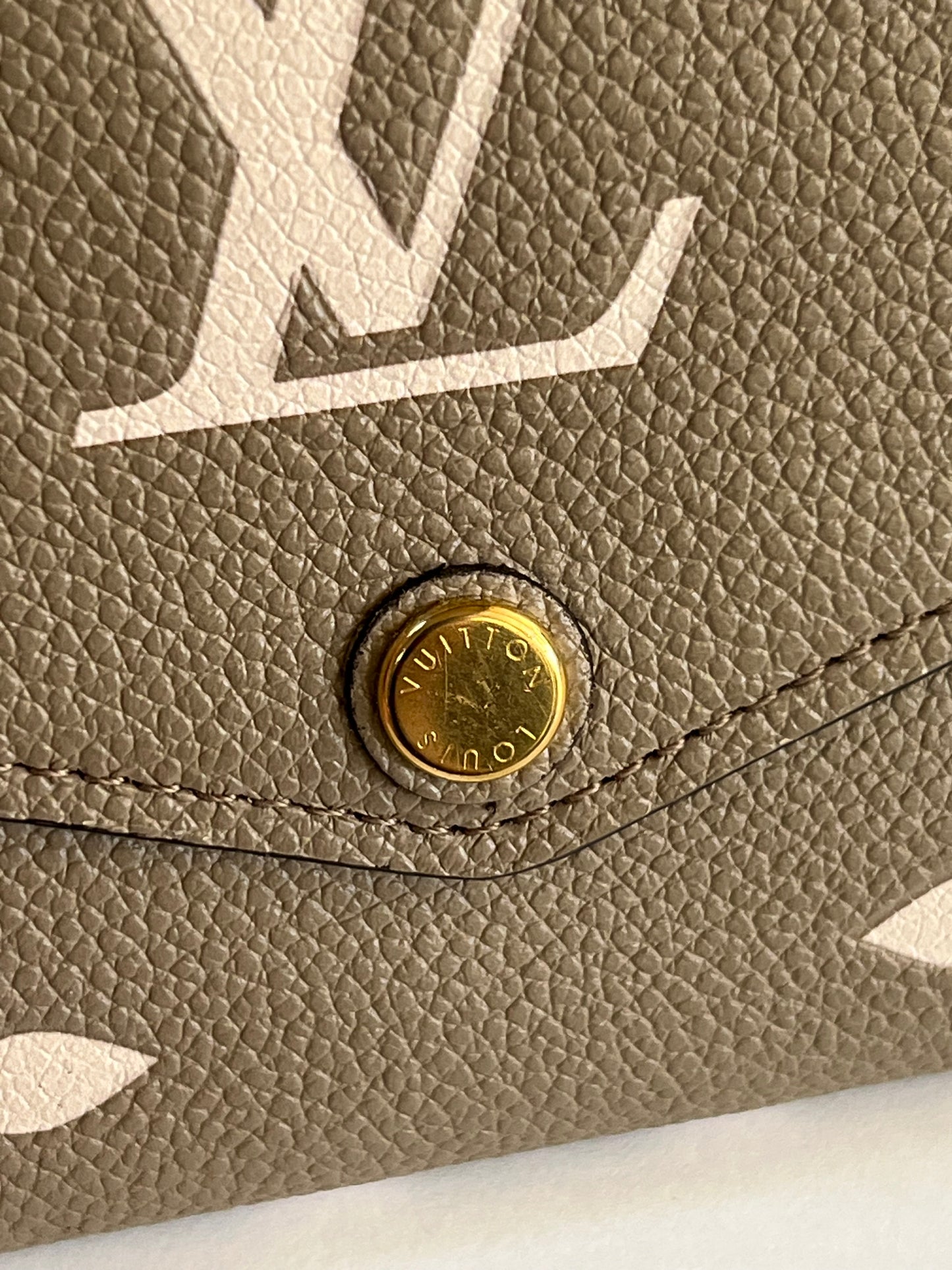 Neonoe MM + Sarah Wallet Bicolor Dove Cream