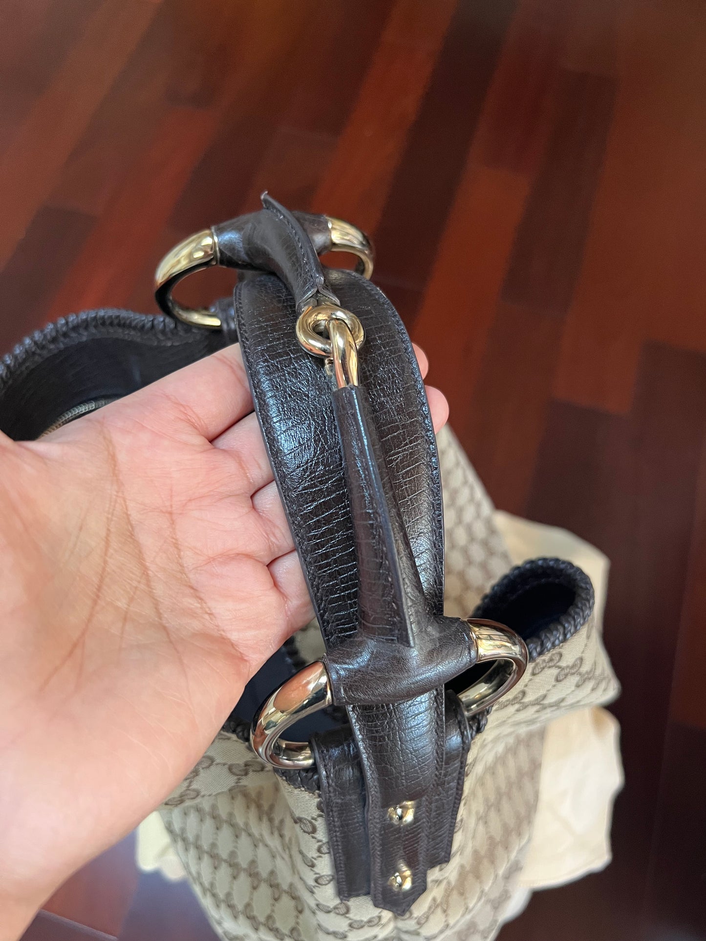 GG Horsebit Hobo Large
