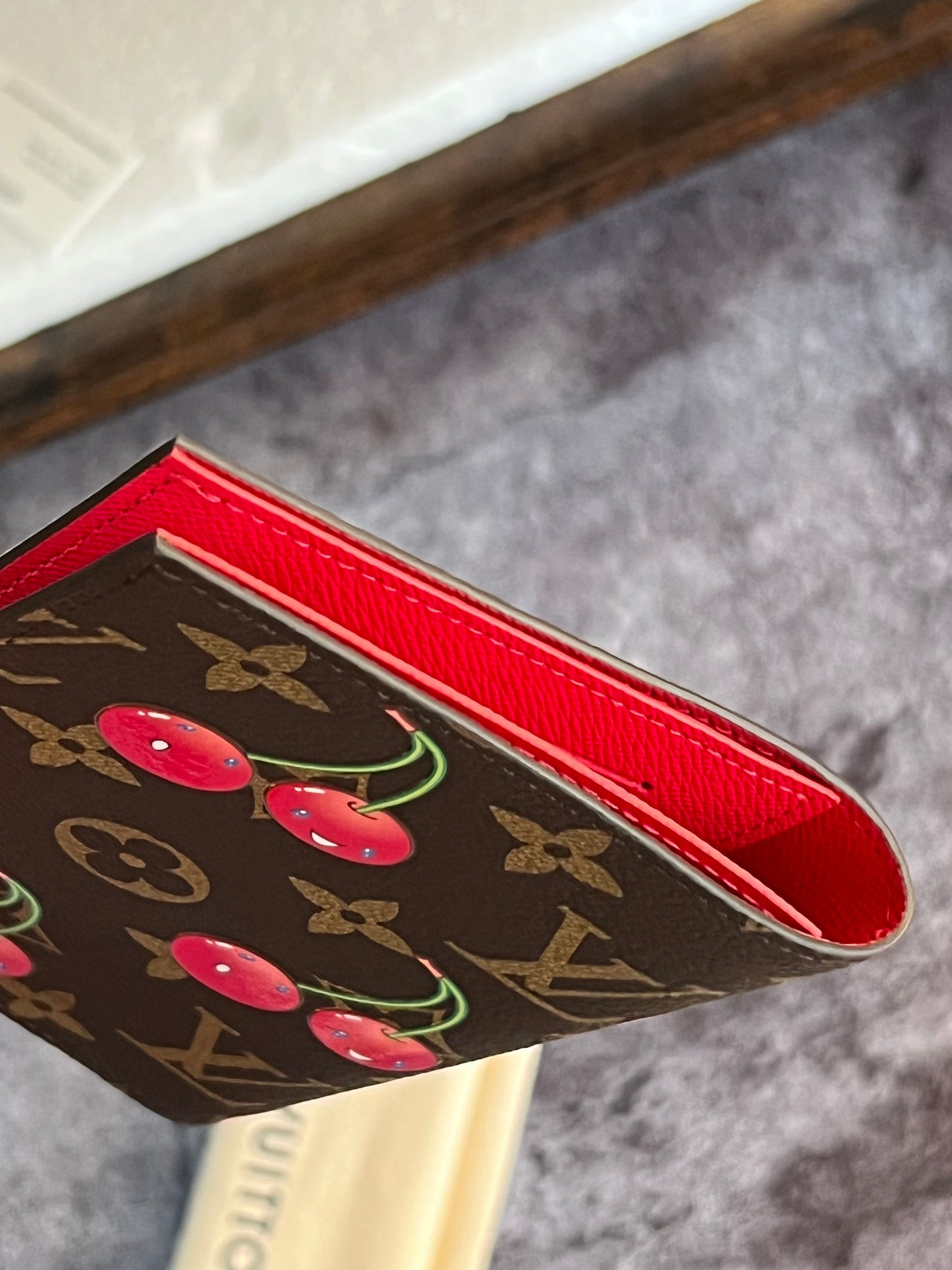 Passport Cover LV x TM Cherry