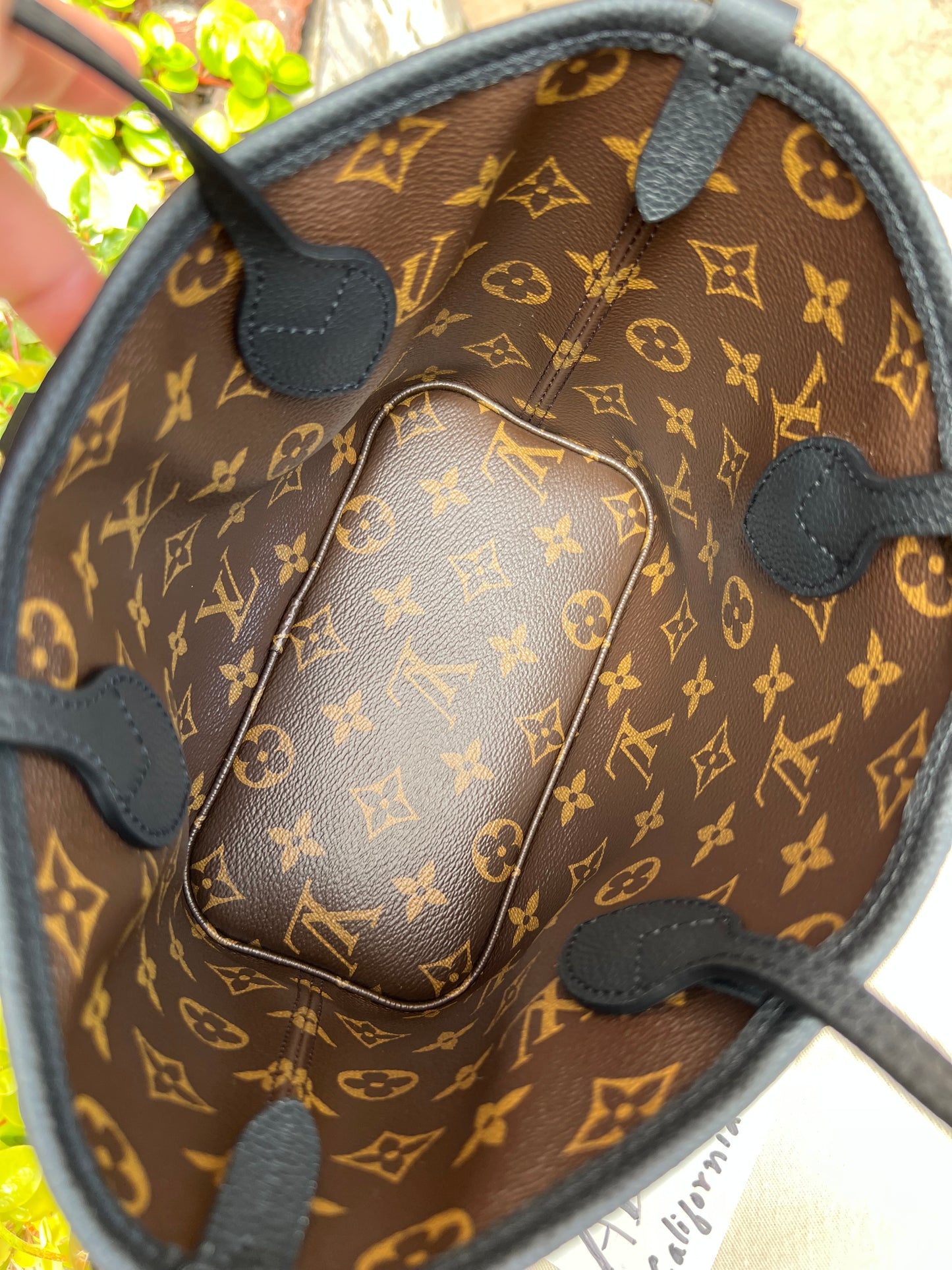 Neverfull Bandouliere Inside Out BB Noir