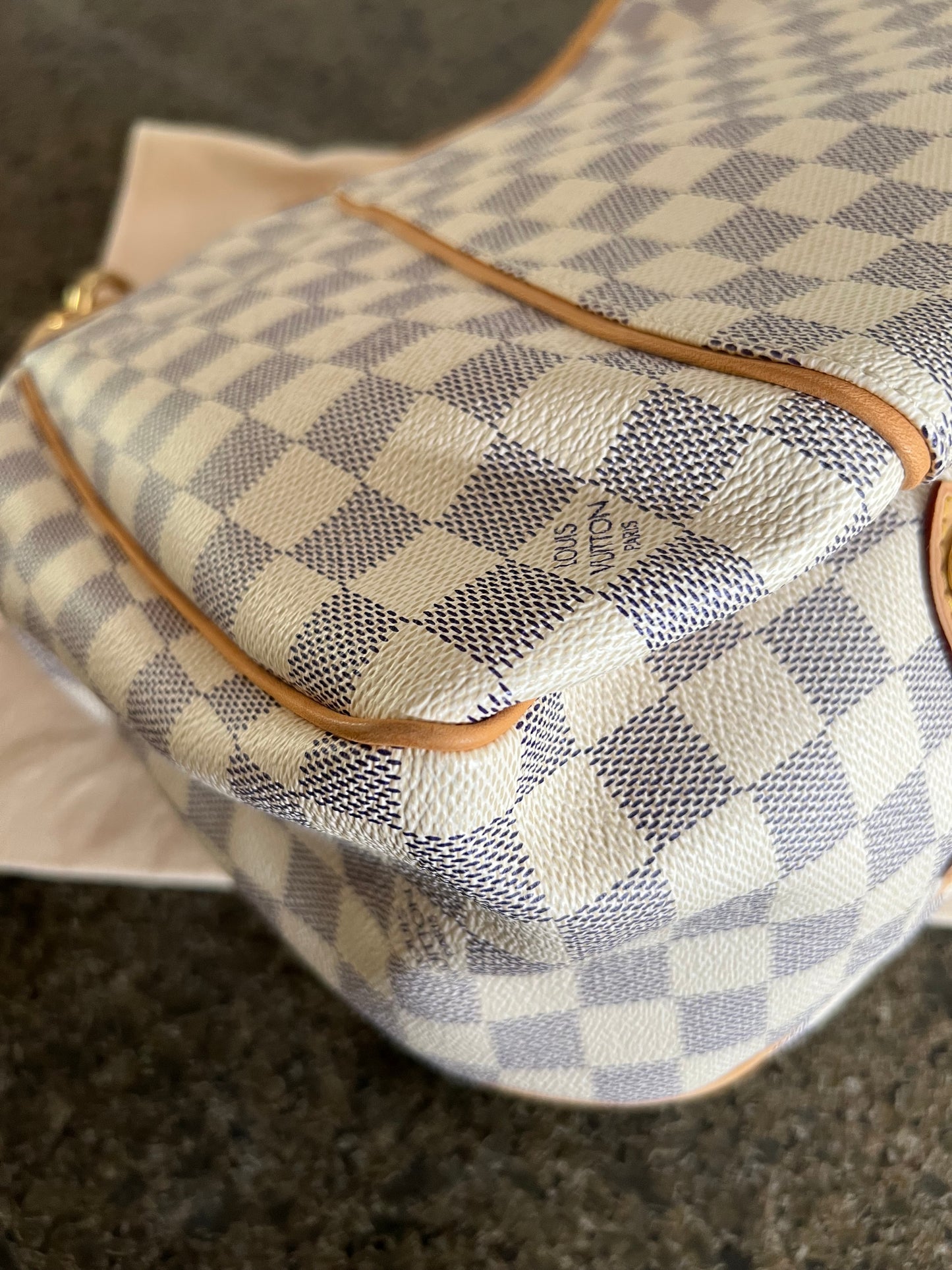 Galliera PM Damier Azur