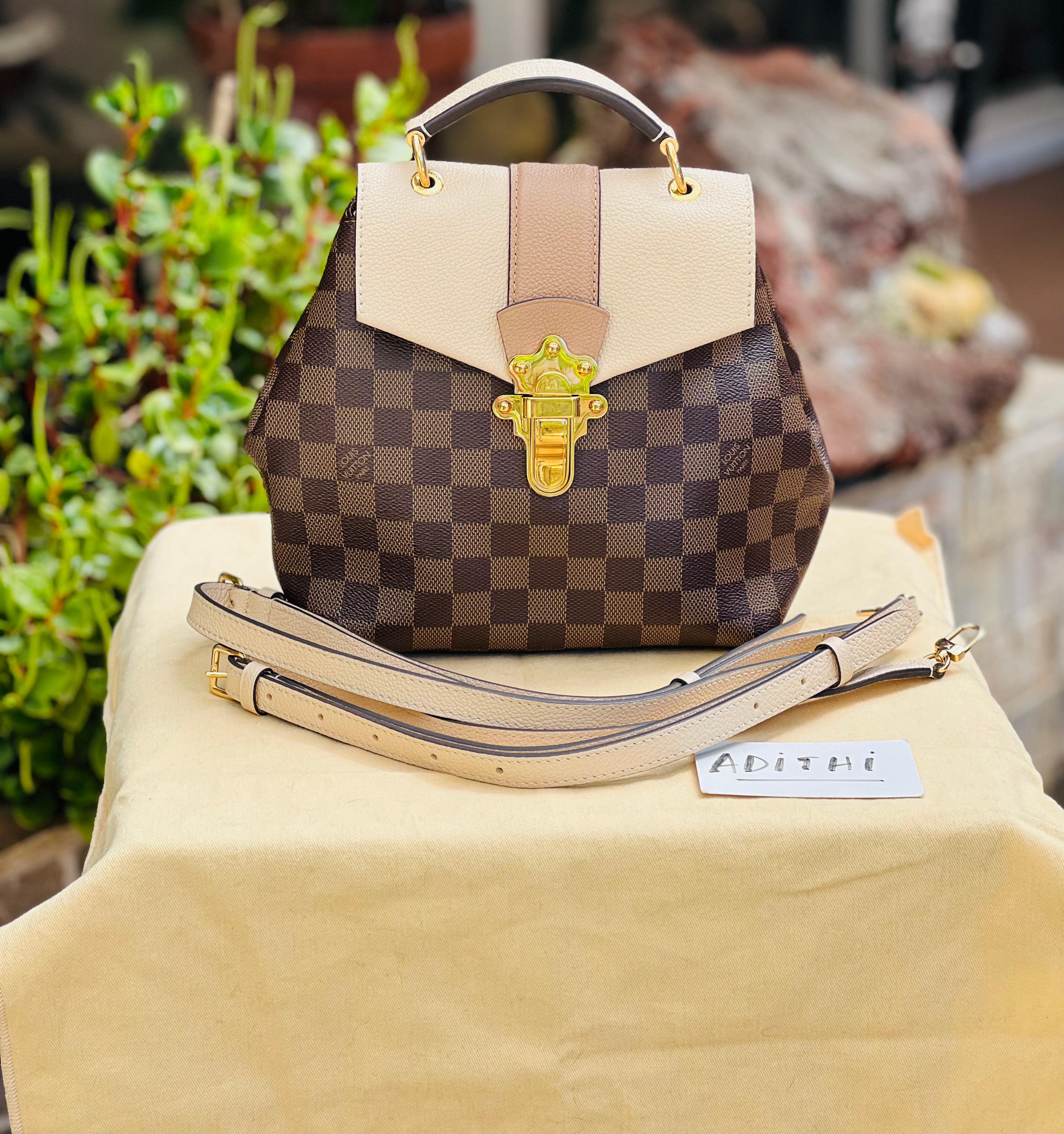 louis vuitton clapton backpack price Clapton Backpack Creme – Boutique De Lumière