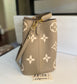 Neonoe MM + Sarah Wallet Bicolor Dove Cream