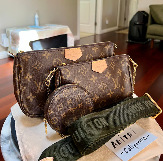 Multi Pochette Accessories Khaki