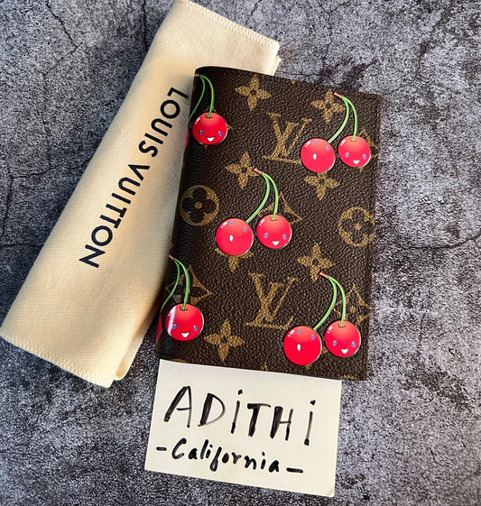 Passport Cover LV x TM Cherry