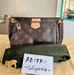 Multi Pochette Accessories Khaki