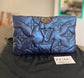 Maxi Multi Pochette Accessories Navy/Silver