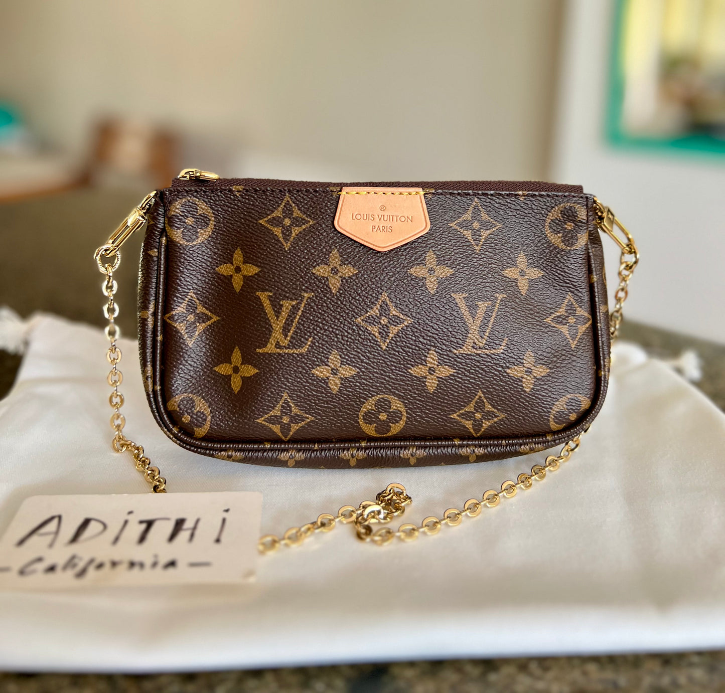 Multi Pochette Accessories Khaki