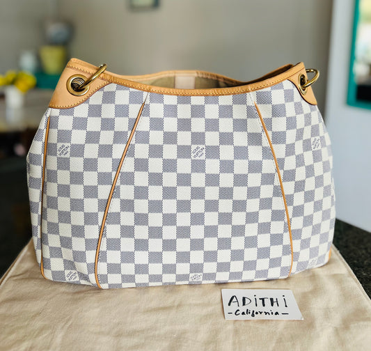 Galliera PM Damier Azur