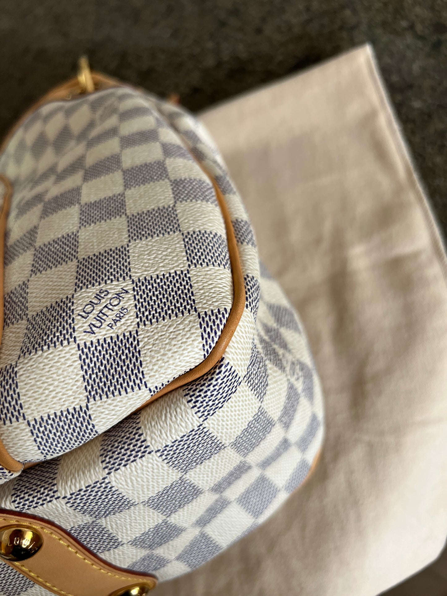 Galliera PM Damier Azur