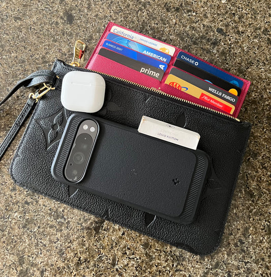 Neverfull MM Pouch Empreinte Noir