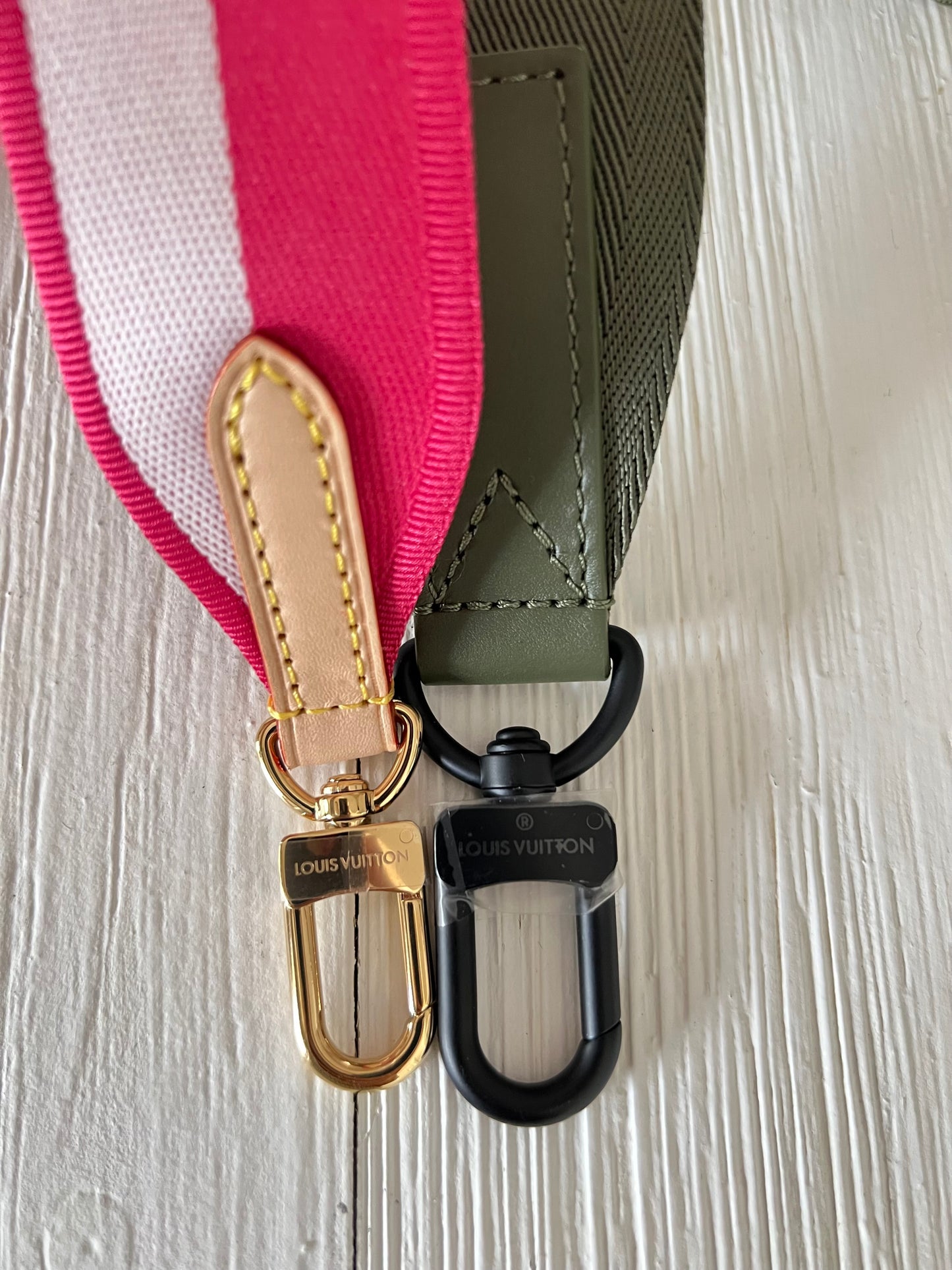 Jacquard Duffle Bag Strap Khaki