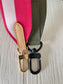 Jacquard Duffle Bag Strap Khaki