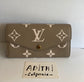 Neonoe MM + Sarah Wallet Bicolor Dove Cream