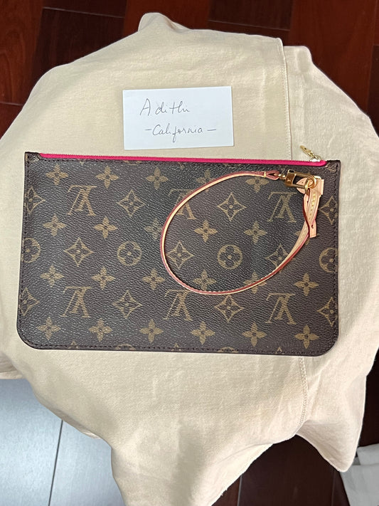 Neverfull MM/GM Pouch Pivoine
