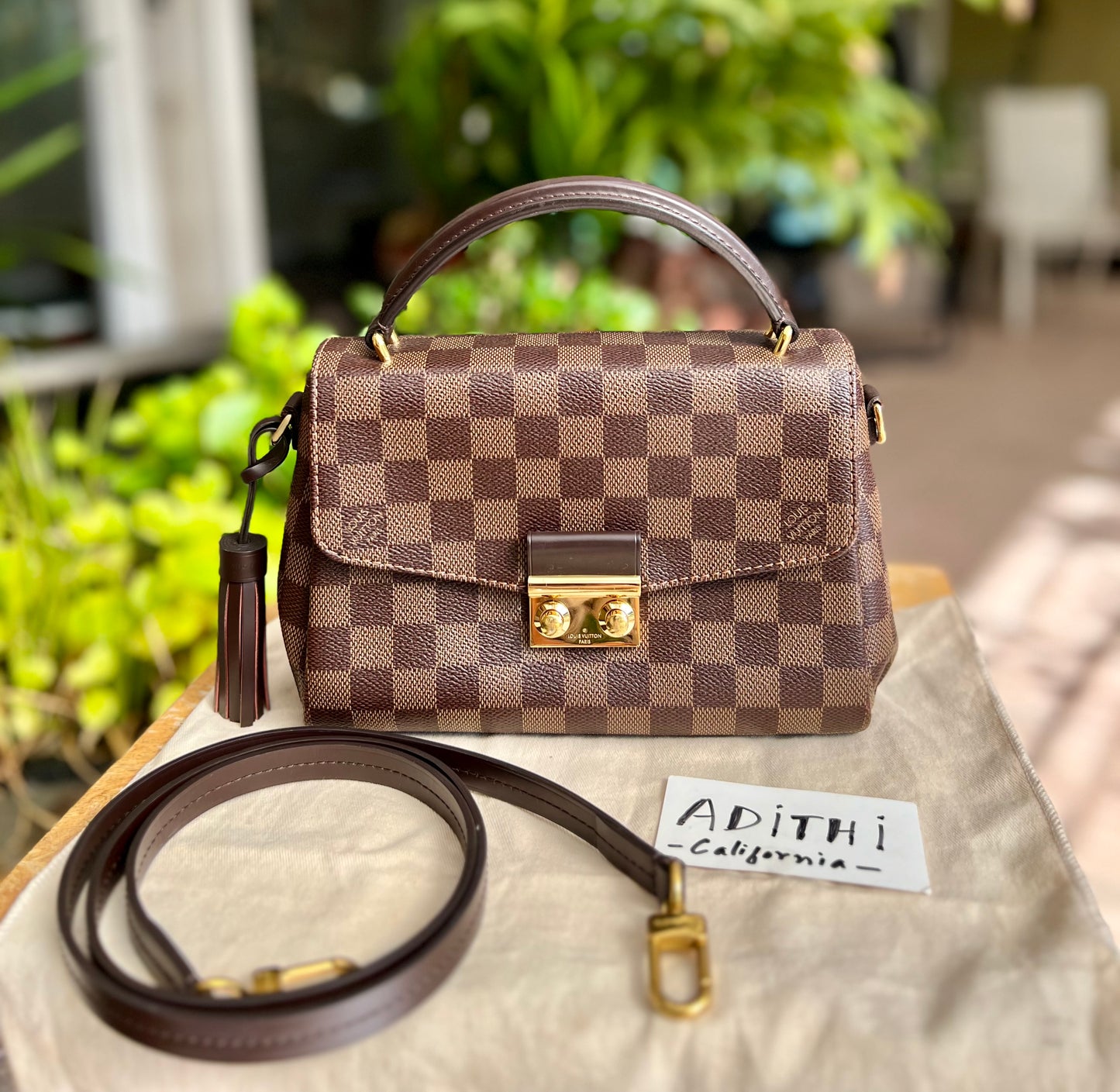 Croisette Damier Ebene