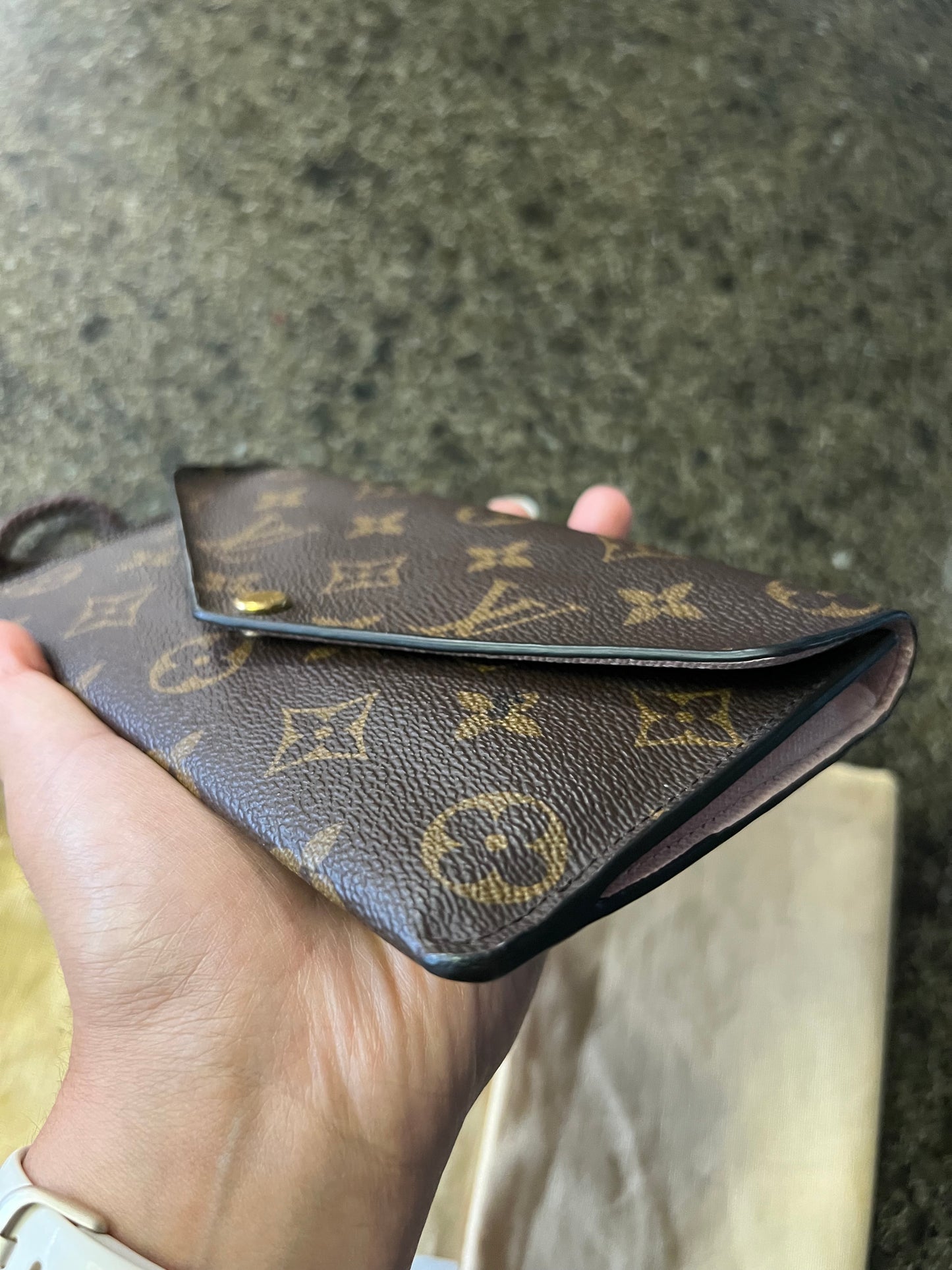 Jeanne Wallet Rose Ballerine