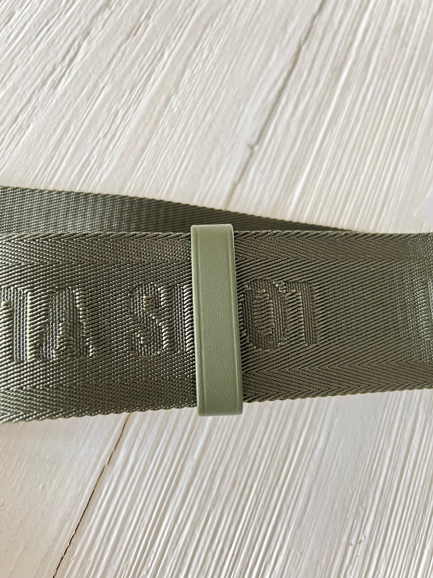 Jacquard Duffle Bag Strap Khaki